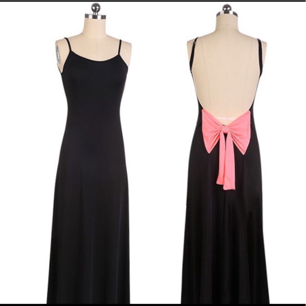 ✨Black Backless Full Dress✨